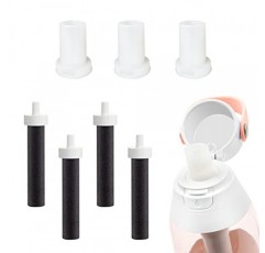 브리타 물병용 Sun3drucker 3PCS 마우스피스 교체 - 브리타 필터 병과 호환되는 실리콘 바이트 밸브 교체, 브리타 물병용 교체 마우스피스