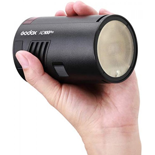 Godox AD100Pro 100Ws TTL 2.4G 1/8000 HSS 실외 플래시 라이트, 2600mAh 배터리 0.01-1.5s 재활용, AK-R1 둥근 헤드 액세서리 키트 포함, 3색 디퓨저