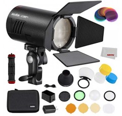 Godox AD100Pro 100Ws TTL 2.4G 1/8000 HSS 실외 플래시 라이트, 2600mAh 배터리 0.01-1.5s 재활용, AK-R1 둥근 헤드 액세서리 키트 포함, 3색 디퓨저