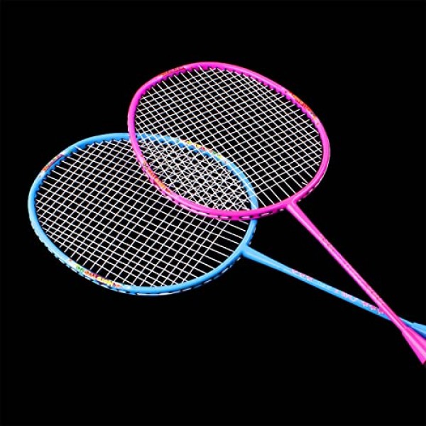 어린이를위한 Senston 배드민턴 라켓 세트 어린이 배드민턴 라켓 키트, 어린이를위한 야외 라켓 스포츠 완구 어린이