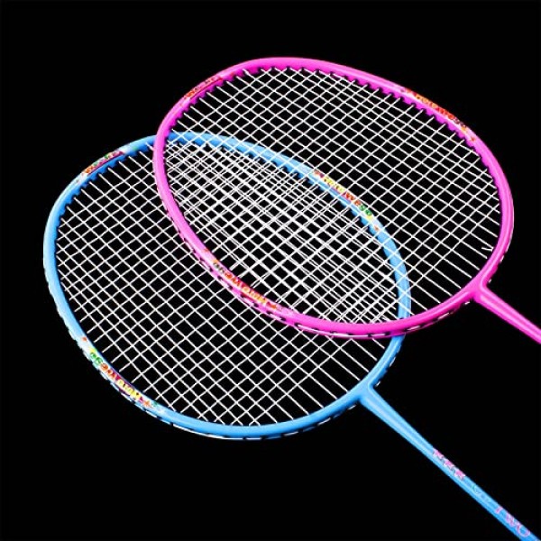 어린이를위한 Senston 배드민턴 라켓 세트 어린이 배드민턴 라켓 키트, 어린이를위한 야외 라켓 스포츠 완구 어린이