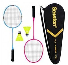 어린이를위한 Senston 배드민턴 라켓 세트 어린이 배드민턴 라켓 키트, 어린이를위한 야외 라켓 스포츠 완구 어린이