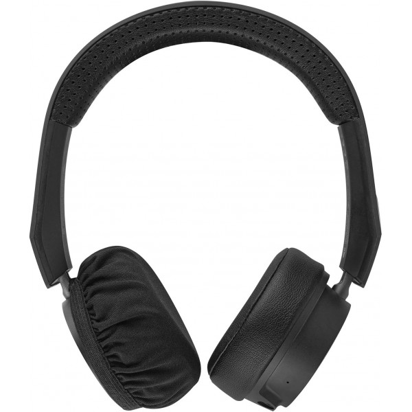 Geekria Stretchable Fabric 헤드폰 커버/세척 가능한 위생 이어컵 이어패드 커버는 1.6 - 3.15(4cm - 8cm 이어 패드) 소형 오버이어 헤드폰/헤드셋/4개(2쌍) Black Schwarz에 적합