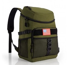 JOYHILL 36 캔 배낭 쿨러, 전술 절연 소프트 쿨러 가방 남성 여성을위한 대용량 누출 방지 쿨러 배낭, 캠핑 하이킹 피크닉 해변을위한 여행 배낭