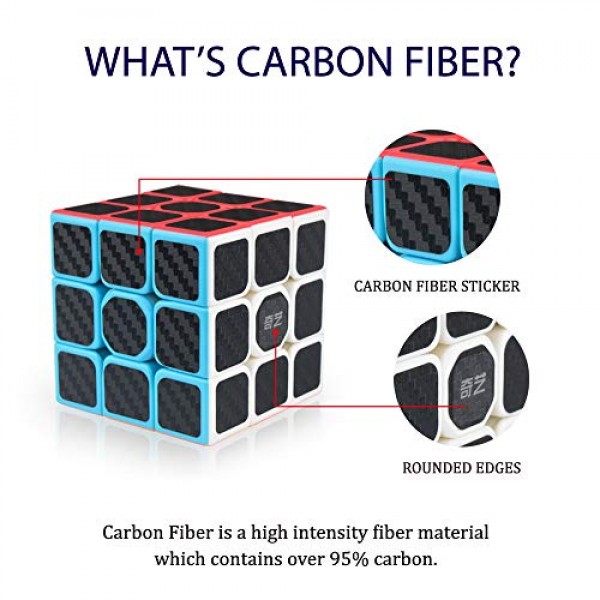작은 황금 코끼리 QY 장난감 전사 W 스피드 큐브 3x3 - 부드러운 탄소 섬유 스티커 매직 큐브 3x3x3 퍼즐 장난감, 아이의 집중력과 기억력을 효과적으로 향상시키는 가장 