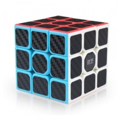 작은 황금 코끼리 QY 장난감 전사 W 스피드 큐브 3x3 - 부드러운 탄소 섬유 스티커 매직 큐브 3x3x3 퍼즐 장난감, 아이의 집중력과 기억력을 효과적으로 향상시키는 가장 