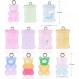 Ornaland 44 Pcs 여성을위한 다채로운 거미 곰 수 지 곰 매력 열쇠 고리 목걸이에 대 한 수 제 수 지 사탕 철자 보석 만들기 스타일 5