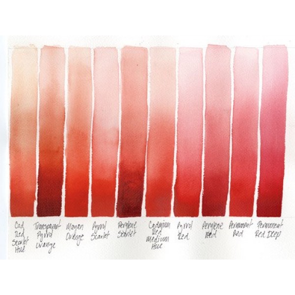 DANIEL SMITH 284600084 엑스트라 파인 수채화 15ml 페인트 튜브, 피롤 레드, 0.5 Fl Oz (1 팩)