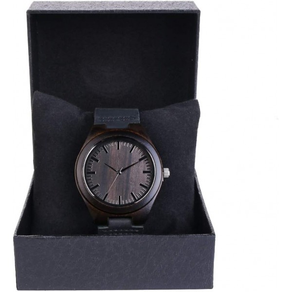 개인화 된 새겨진 나무 시계, 남성 여성을위한 캐주얼 수제 나무 시계 가족 맞춤 선물 donner fils, mere