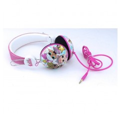 OTL Technologies LOL Surprise Glitter Glam Tween Dome 헤드폰(패딩 헤드밴드, 크기 조절 가능, 케이블 포함, 특히 8세 이상 어린이용, 남녀 공용) - 공식 라이선스 제품