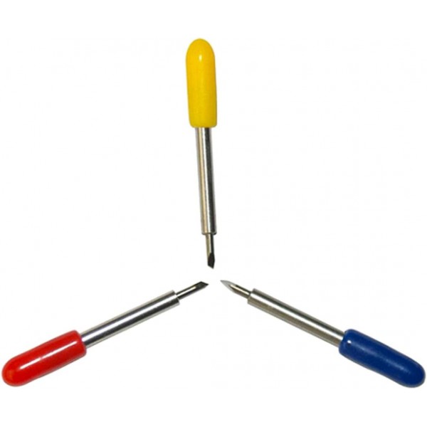 40PCS 30°/45°/60° Roland 절단 블레이드 비닐 플로터 커터 블레이드 교체 절단 플로터 Roland 및 대부분의 플로터용 비닐 레터링 절단 블레이드