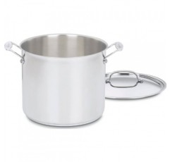 Cuisinart 12쿼트 냄비 뚜껑 포함, Chef's Classic Collection, 실버, 766-26AP1