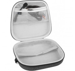 JBL Quantum 400, Quantum 600, Quantum 800, Quantum One 케이스와 호환되는 Geekria Shield 헤드폰 케이스, 액세서리 보관이 가능한 교체용 하드 여행용 케이스(회색)