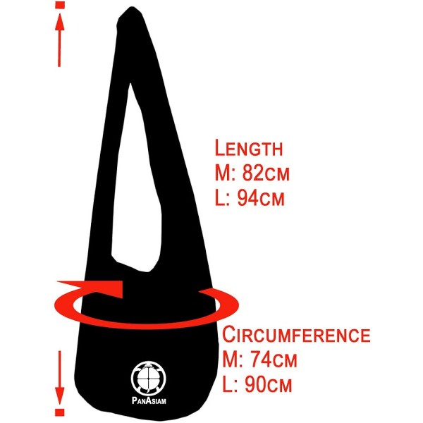 PANASIAM 숄더백 'Elephant' 남녀공용 I 라지 코튼백 2가지 사이즈 - 기분좋게 가벼움과 튼튼함 I 지퍼 & 여분의 내부포켓 I 숄더백 L V Petrol Gray