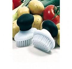 Norpro Grip-EZ 스크럽 브러시 - 3인치 야채 브러시 - 미끄럼 방지 그립(2팩)