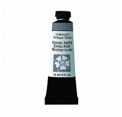 DANIEL SMITH 엑스트라 파인 수채화 물감, 15ml 튜브, 무지개 빛 앤티크 실버, 284640011, 0.5 Fl Oz (1 팩)