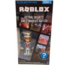 Roblox 디럭스 미스터리 팩 액션 피규어 시리즈 1 - 전용 가상 아이템 포함(피겨 선택)(Ames Madeus Hatter)