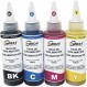 refill24 승화 잉크는 Epson, Ricoh, Mimaki, Roland, Mutoh와 호환됩니다. 4 x 100ml, 블랙, 옐로우, 마젠타, 시안 포함