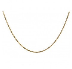 Trendor 파인 커브 체인 333 골드 0.8mm 길이 38-60cm 우아한 골든 체인 리얼 골드로 만든 아름다운 선물 아이디어 목걸이 72436