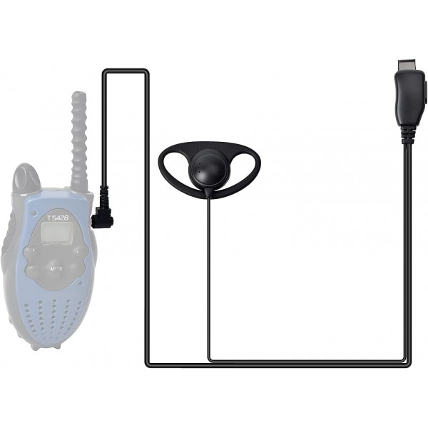 Motorola TalkaboutTM TLKR T6 T60 T82 T82 T92 Extreme 2-way 라디오와 호환되는 마이크 워키 토키 헤드셋이 장착 된 HYS D 형 2.5mm 이어폰