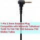 Motorola TalkaboutTM TLKR T6 T60 T82 T82 T92 Extreme 2-way 라디오와 호환되는 마이크 워키 토키 헤드셋이 장착 된 HYS D 형 2.5mm 이어폰