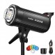 Godox SK300IIV 사진 스튜디오 스트로브 플래시, 300Ws GN58 5700K Bowens 마운트 전문 모노라이트 조명, Godox 2.4G 무선 X 시스템 내장, 스튜디오 촬영용 10W 모델링 램프