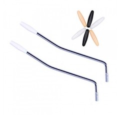 2 Pcs 0.2 /5mm + 0.23/6mm 스레드 트레몰로 암 펜더 MIM Strat Stratocaster 플로이드 로즈 Strat Stratocaster Electric 용 Whammy Bar