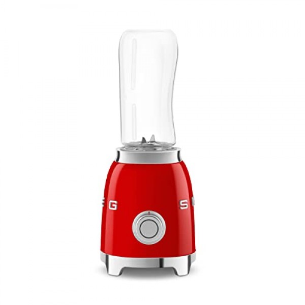 SMEG 레트로 개인 블렌더(2병 포함) PBF01RDUS, 레드, 미디엄
