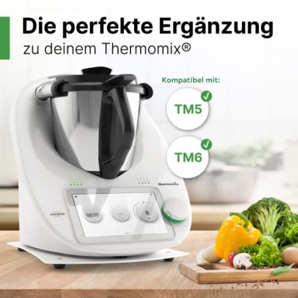 Thermomix TM6 / TM5와 호환되는 슬라이딩 보드 - Leckerhelfer의 Thermomix에 적합한 완벽한 액세서리