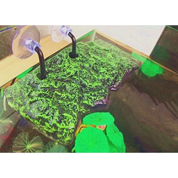 Hffheer Turtle Sun Bathing Platform Floating Turtle Pier Terrapin Dock Frogs 파충류 램프 플랫폼 PU 폼 수족관 플로트 플랫폼 반수생 동물