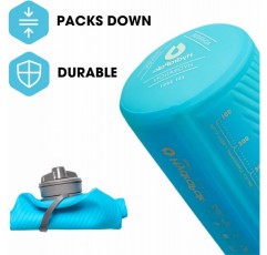 Hydrapak Flux Faltflasche 맘모스 그레이 1.5 L