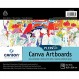 Canson Plein Air Canva 견고한 아트 페인트 또는 스틱, 오일 및 아크릴, 8 x 10인치, 보드 10개 세트, 8 x 10, 0