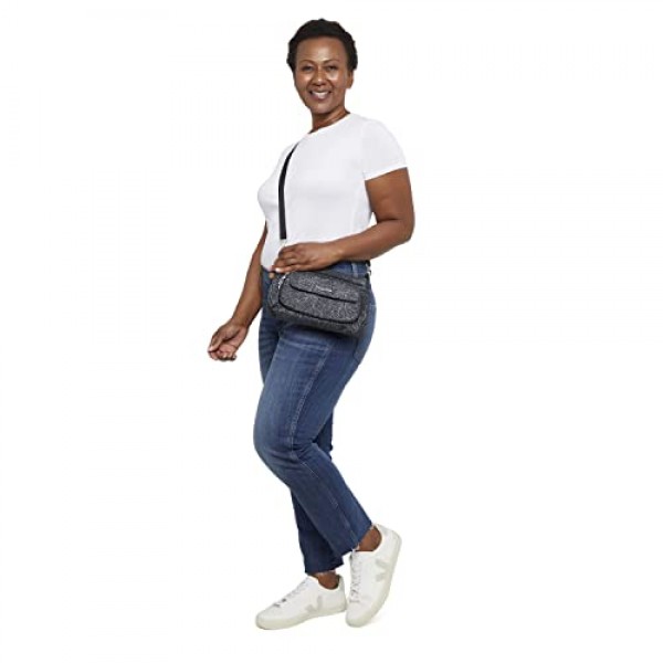 Baggallini 여성용 숄더백 오리지널 RFID Everyday Crossbody Bag