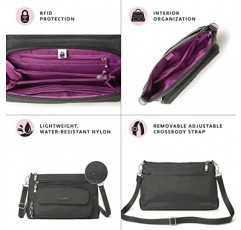Baggallini 여성용 숄더백 오리지널 RFID Everyday Crossbody Bag