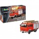Revell 07655 Mercedes-Benz 1017 LF 16 Fire Brigade 모델 키트 1:24 29.6 cm 한정판 전문가용 true-to-the-original 모델 키트, 도색되지 않음