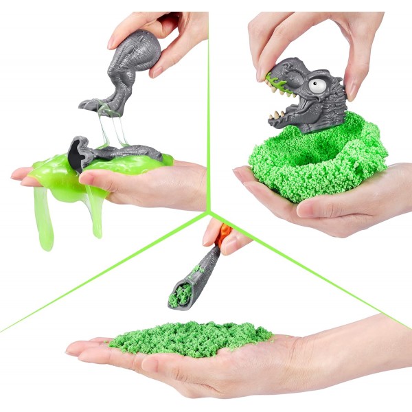 ZURU의 Smashers Mega Jurassic Light Up Dino Egg, T-Rex, 25개 이상의 서프라이즈가 포함된 수집용 계란, 화산, 화석 장난감, 공룡 장난감, 소년과 어린이를 위한 T-Rex 장난감, (T-Rex) T