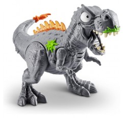 ZURU의 Smashers Mega Jurassic Light Up Dino Egg, T-Rex, 25개 이상의 서프라이즈가 포함된 수집용 계란, 화산, 화석 장난감, 공룡 장난감, 소년과 어린이를 위한 T-Rex 장난감, (T-Rex) T