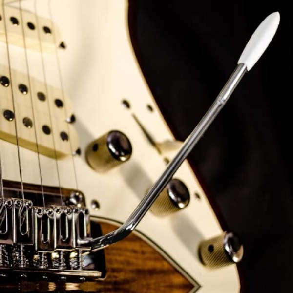 4 조각 6mm 스레드 트레몰로 암, 일렉트릭 기타 용 2 색 Whammy Bar, Stratocaster 일렉트릭 기타 트레몰로 시스템 용 팁이있는 금속 트레몰로 암