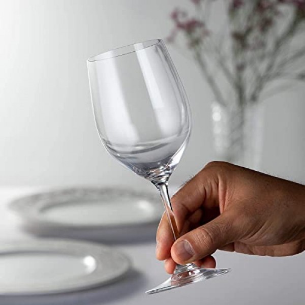 Riedel VINUM Pay 6 혼합 레드 글래스 품종 8개 세트 카베르네/메를로 4개 및 뉴 월드 피노 누아 4개 제공