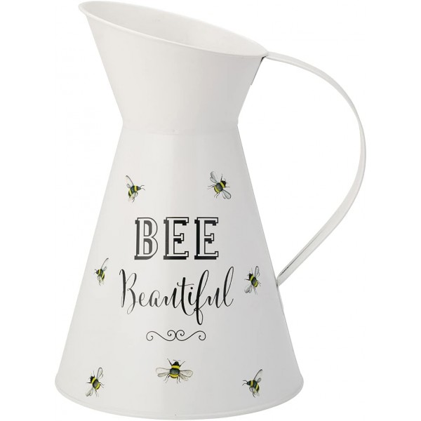 English Tableware Company 꿀벌 해피 데코레이트 저그 | 그려진된 강철 꿀벌 아름다운 디자인