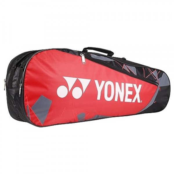 YONEX 배드민턴 키트백 BT5 | 3개의 라켓과 옷을 보관할 수 있는 2개의 지퍼 수납공간|