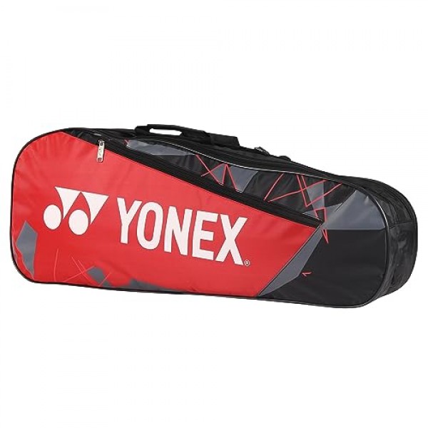 YONEX 배드민턴 키트백 BT5 | 3개의 라켓과 옷을 보관할 수 있는 2개의 지퍼 수납공간|