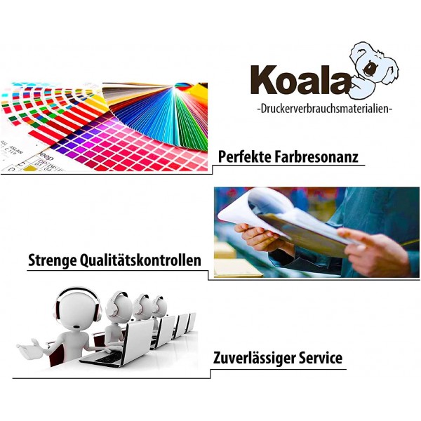 Koala 20 프린터 카트리지 Canon Pixma IP4200 IP4300 IP5200 IP4500 IP5200R IP5300 MP500 MP510 MP600 MP600R MP800 MP81 0 MP833 x4 4xKx용 Canon PGI-5 CLI-8 PGI5 CLI8과 호환되는 Koala 20 프린터 카트리지 4*