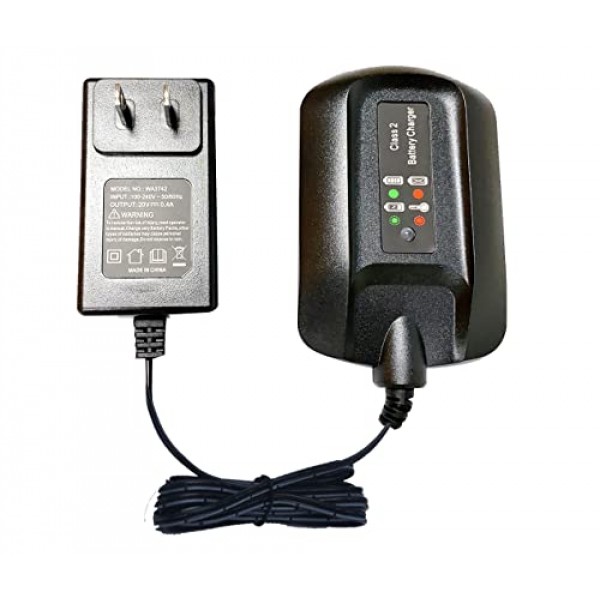 ANOPIW WA3742 Worx 충전기 20V WA3742 교체 Worx 20V 리튬 배터리와 호환 가능 WA3520 WA3525 WA3578 WA3575 WA3522 WA3732 WA3770 WA3875 WA3881...