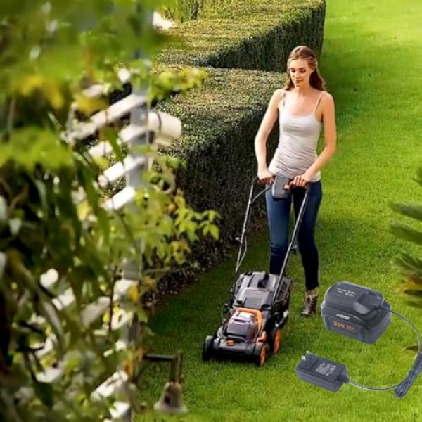 ANOPIW WA3742 Worx 충전기 20V WA3742 교체 Worx 20V 리튬 배터리와 호환 가능 WA3520 WA3525 WA3578 WA3575 WA3522 WA3732 WA3770 WA3875 WA3881...