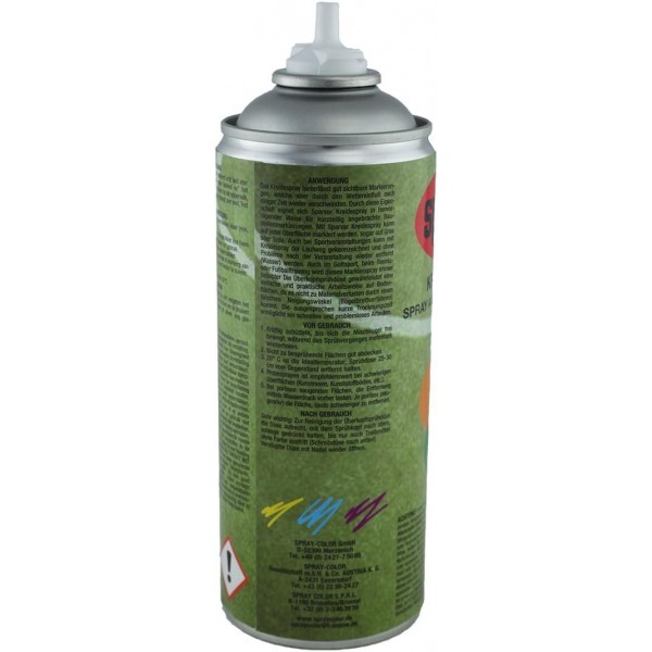 SparVar 6001128 Red Chalk Spray 400ml 오버헤드 노즐 포함(1팩)