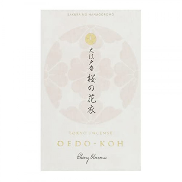 OEDO-KOH - 벚꽃 60개 향 홀더 포함 NIPPON KODO 제작, 일본 고급 향