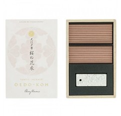 OEDO-KOH - 벚꽃 60개 향 홀더 포함 NIPPON KODO 제작, 일본 고급 향