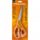 Fiskars 구부러진 가위 오른손잡이용 9" 플라스틱 오렌지