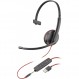 Plantronics 209746-101 Blackwire UC 헤드폰 C3215, 블랙